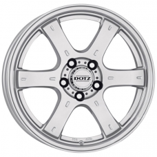 Dotz Crunch 8x17 6*139.7 ET20 DIA106.1 Silver Литой