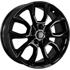Khomen KHW 1713 7x17 5*110 ET46 DIA63.3 Black Литой