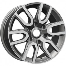 Khomen KHW 1723 8x17 6*139.7 ET25 DIA106.1 Gray-FP Литой