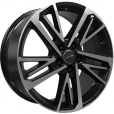 Khomen KHW 1815 8x18 5*108 ET36 DIA65.1 Black-FP Литой