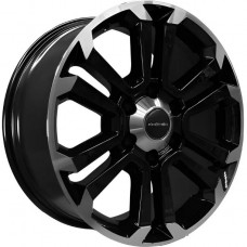 Khomen KHW 1817 7.5x18 6*139.7 ET20 DIA106.1 Black-FP Литой