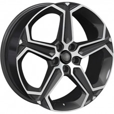 Khomen KHW 1909 7.5x19 5*112 ET32 DIA66.6 Black-FP Литой