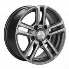 Khomen KHW 1602 6.5x16 5*139.7 ET35 DIA98.5 Black Литой