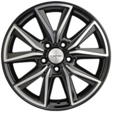 Khomen KHW 1706 7x17 5*114.3 ET39 DIA60.1 Black-FP Литой