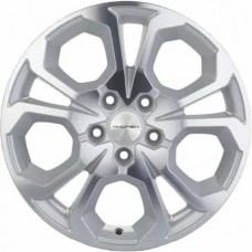 Khomen KHW 1711 6.5x17 5*114.3 ET50 DIA66.1 F-Silver-FP Литой