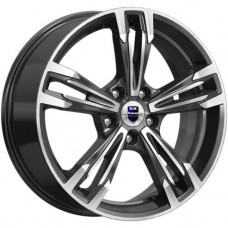K&K Karrera Light 7x18 5*112 ET35 DIA66.6 Алмаз черный Литой
