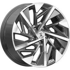 K&K КР009 7.5x18 5*114.3 ET45 DIA60.1 Diamond gloss graphite Литой