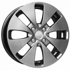 K&K КС582 6x15 4*100 ET46 DIA54.1 Дарк платинум Литой