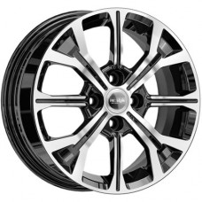 K&K КС945 6x15 4*100 ET46 DIA54.1 Алмаз черный Литой