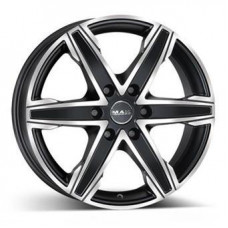 MAK King 6 6.5x16 6*130 ET54 DIA84.1 Ice Black Литой