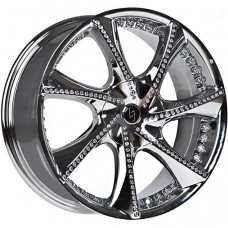 MKW MK-ZF09 8x18 5*114.3 ET38 DIA73.1 Chrome Swarovski Литой