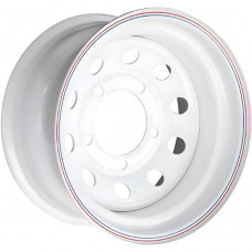 Off Road Wheels Land Rover 8x16 5*165.1 ET-24 DIA125 White Штампованный