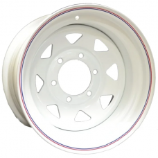 Off Road Wheels Nissan/Toyota 7x16 6*139.7 ET30 DIA110.1 White Штампованный