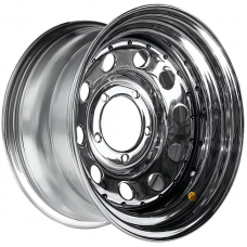 Off Road Wheels УАЗ 8x16 5*139.7 ET-19 DIA110.1 Chrome Штампованный