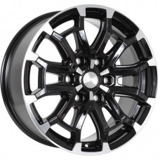 Скад Авилис 8x18 6*114.3 ET30 DIA66.1 Diamond Black Gris Литой