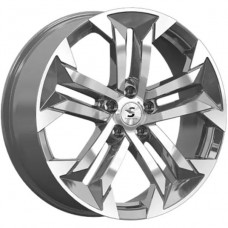Скад KP015 7.5x19 5*108 ET47 DIA60.1 Diamond gloss graphite Литой