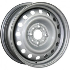 Trebl 53E40M 5.5x14 4*114.3 ET40 DIA66.1 Silver Штампованный