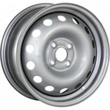 Trebl 53E45H 5.5x14 4*114.3 ET45 DIA67.1 Silver Штампованный