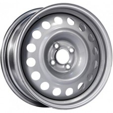 Trebl 64A45R 6x15 4*100 ET45 DIA54.1 Silver Штампованный