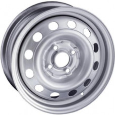 Trebl 6555 5.5x14 4*114.3 ET44 DIA56.6 Silver Штампованный