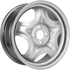 ТЗСК LADA Vesta 6.5x16 4*100 ET50 DIA60.1 Silver Штампованный