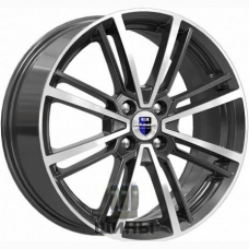 K&K Эрфурт 7x17 4*100 ET41 DIA60.1 Блэк платинум Литой