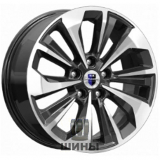 K&K Авиор 7x17 5*110 ET40 DIA65.1 Алмаз черный Литой