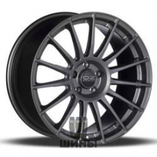 OZ SuperTurismo 7.5x17 5*112 ET35 DIA75.1 Matt Race Silver Black Lettering Литой